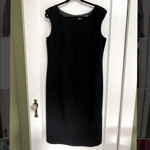 A closet essential- black, knee length dress.